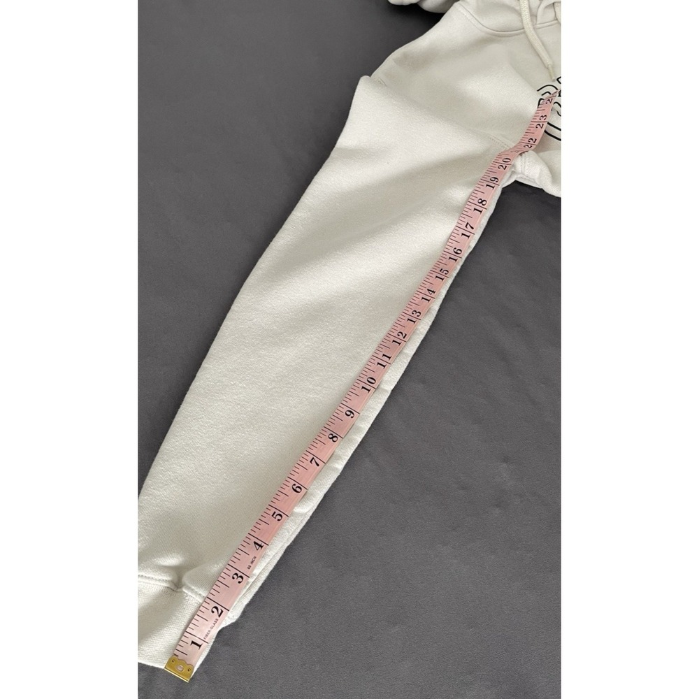 Carhartt Hoodie Womens Size XS Ivory Loose Fit Shamrock Irish Hooded Sweater - Picture 10 of 10